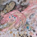 mixed media on plywood 