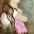 Dreamfields is an acrylic painting of my granddaughter.  We had taken a trip to the lake and she was sitting on the edge of the lake in deep thought.