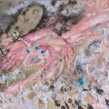 mixed media on plywood 