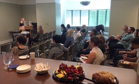 Amanda Gulsrud lecture picture