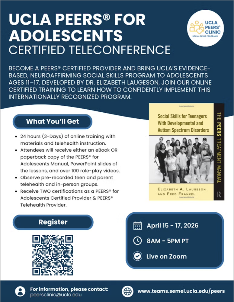 UCLA Peers for Adolescents